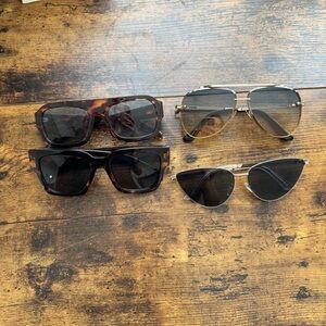 Sunglasses Bundle Trendy 4 Pairs